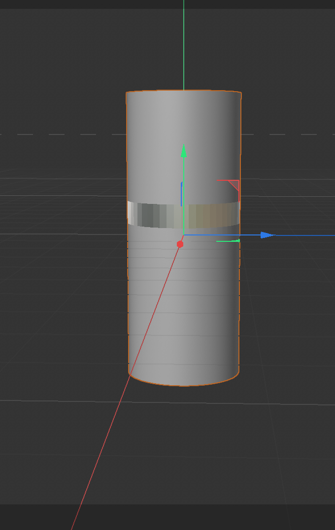 3D model of lip balm, front view