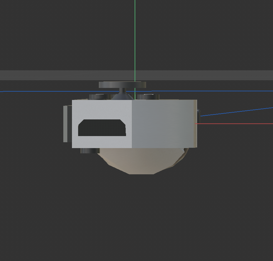 3D model of Joy-Con, bottom view