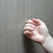 That's the sound of knocking on the door.